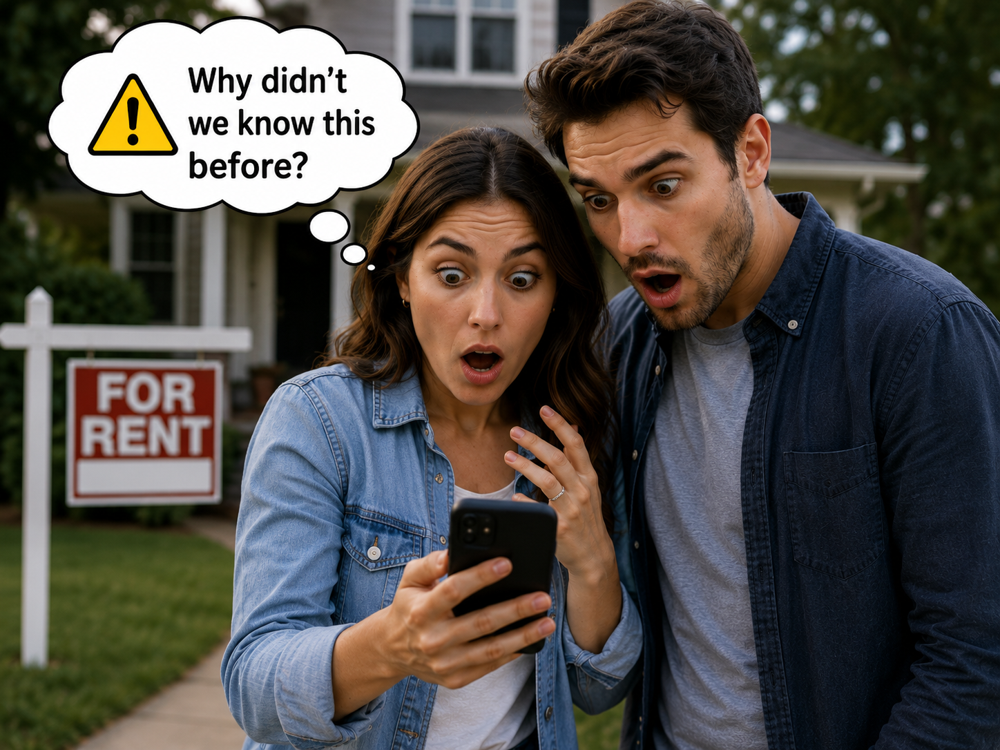 Renters reacting to information in the Fairenting app
